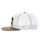 Hooey Men's Cream/White Trip 5-Panel Trucker Snapback 2658T-CRWH