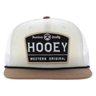 Hooey Men's Cream/White Trip 5-Panel Trucker Snapback 2658T-CRWH