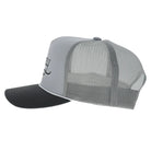 Hooey Men's Gray/Charcoal OG 5 Panel Trucker Snapback 2660T-GYCH