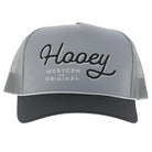 Hooey Men's Gray/Charcoal OG 5 Panel Trucker Snapback 2660T-GYCH