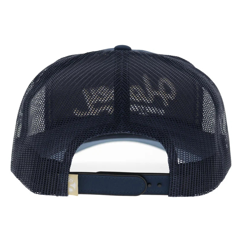Hooey Men's Navy/Tan OG 5-Panel Trucker Snapback 2660T-NVTN