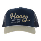 Hooey Men's Navy/Tan OG 5-Panel Trucker Snapback 2660T-NVTN