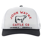 Hooey Men's White/Black John Wayne 5-Panel Trucker Snapback 2666T-WHBK