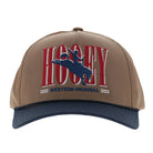 Hooey Boy's Tan/Navy Wild Ride 5-Panel Full Surround Snapback 2669T-TNNV-Y