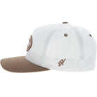 Hooey Men's White/Tan Ranger 5-Panel Full Surround Hat 2690T-WHTN