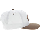 Hooey Men's White/Tan Ranger 5-Panel Full Surround Hat 2690T-WHTN