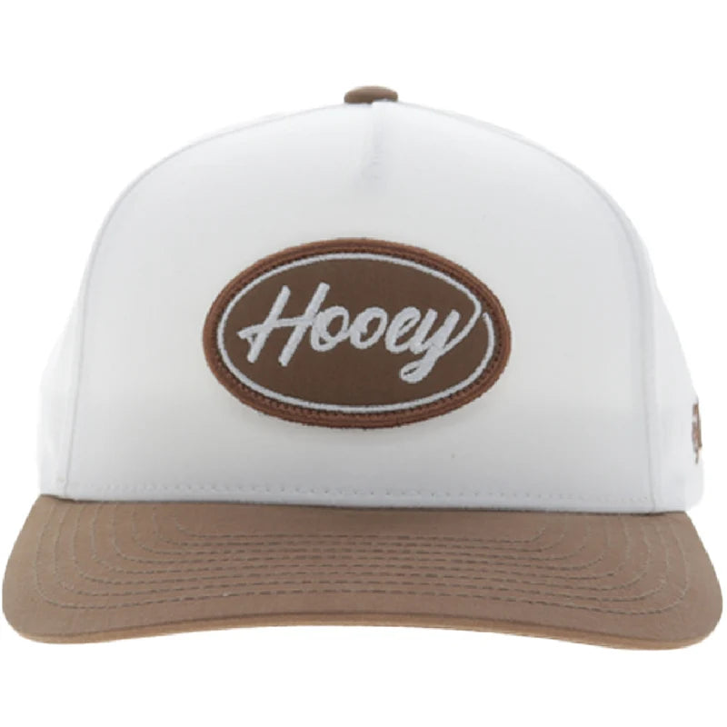 Hooey Men's White/Tan Ranger 5-Panel Full Surround Hat 2690T-WHTN