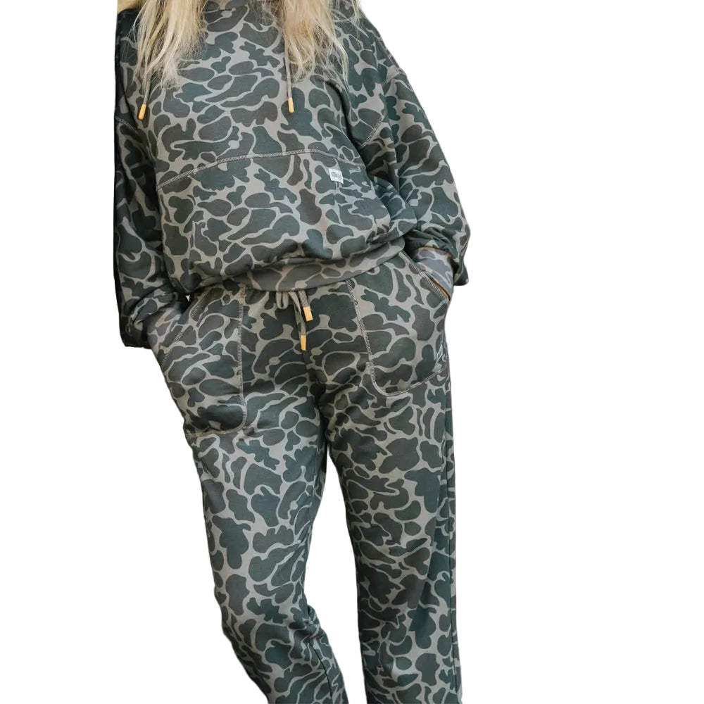 Marsh Wear Dark Green Mallard Camo Fireside Fleece Pants WWP07