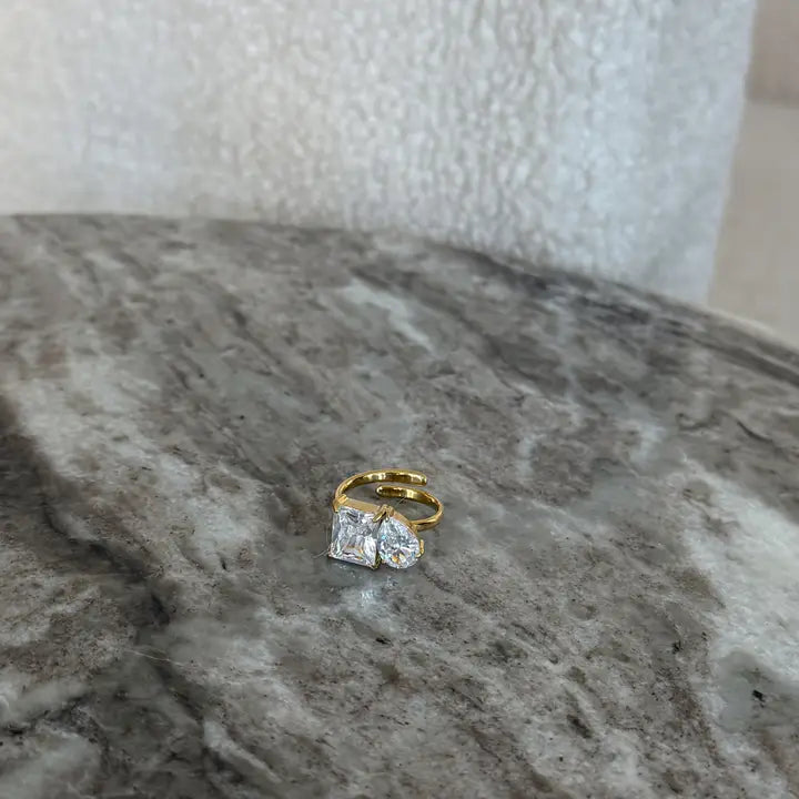 Women's Gold Water Resistant Christine Ring 