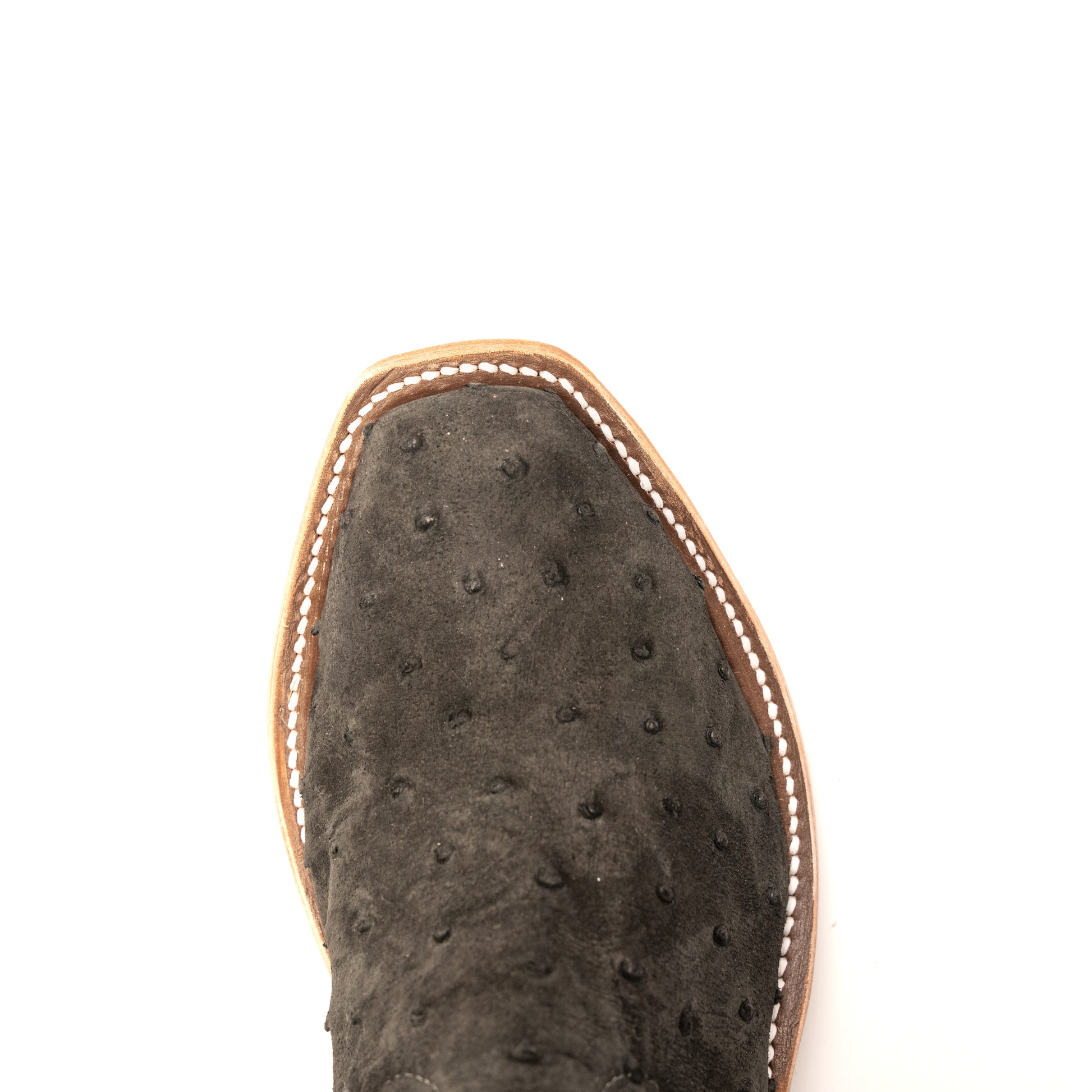 Anderson Bean Men's Stone Waxy Grey Kudu & Black Suave Top