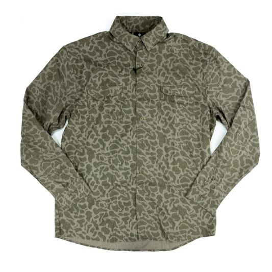 Men's Southern Marsh Merida Mar Long Sleeve Camo Shirt CMCL-STN