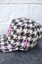 Poppy and Pine Women's Follow Jesus Houndstooth Cap 