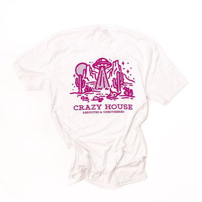 White and Purple Crazy House Specialty Shirt - Crazy House Western Wear
