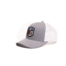 Crazy House Unisex Grey and White Mesh Snapback with Patch - Crazy House Western Wear