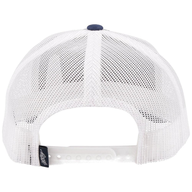 Men's Hooey "Hog" Navy and White Cap 3029T-NVWH