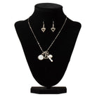 Women's Blazin Roxx Silver Necklace and Earring Set 3059036