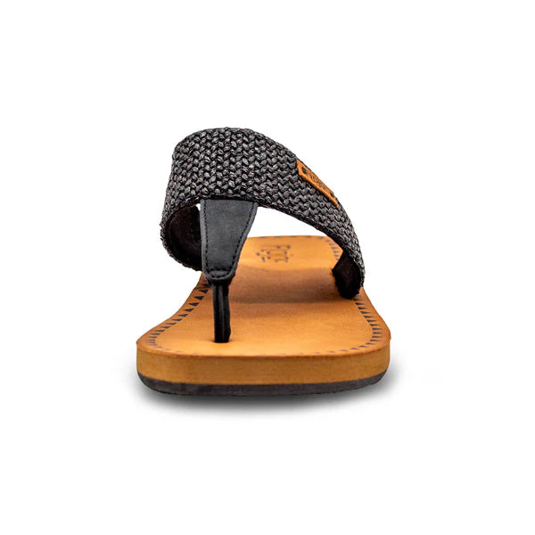 Women's Flojo Black Raffia Grace Hooded Sandals 329-BLACK RAFFI