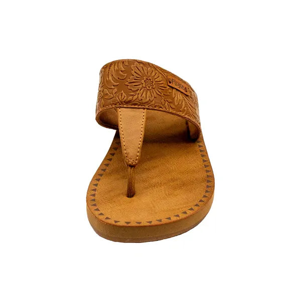 Women's Flojos Tan Artisan Grace Hooded Sandals 329-TAN ART