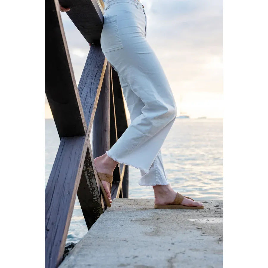 Women's Flojos Tan Artisan Grace Hooded Sandals 329-TAN ART