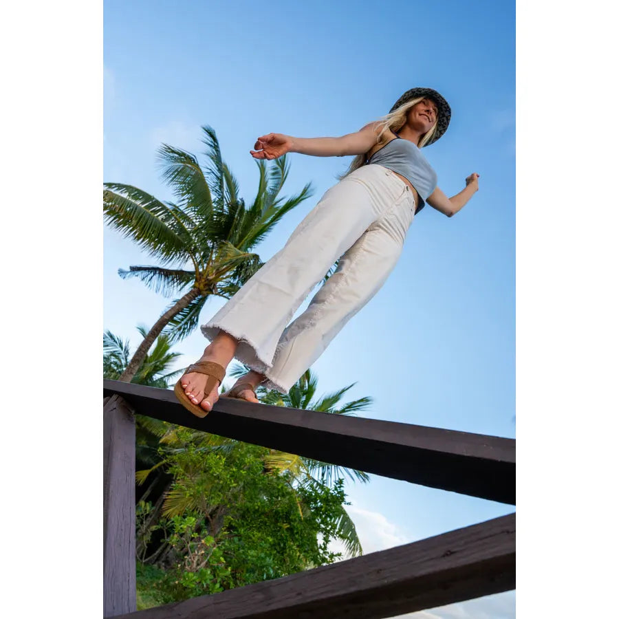 Women's Flojos Tan Artisan Grace Hooded Sandals 329-TAN ART