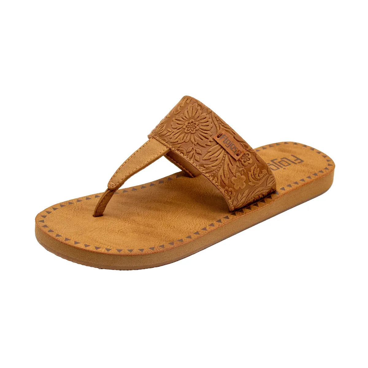 Women's Flojos Tan Artisan Grace Hooded Sandals 329-TAN ART