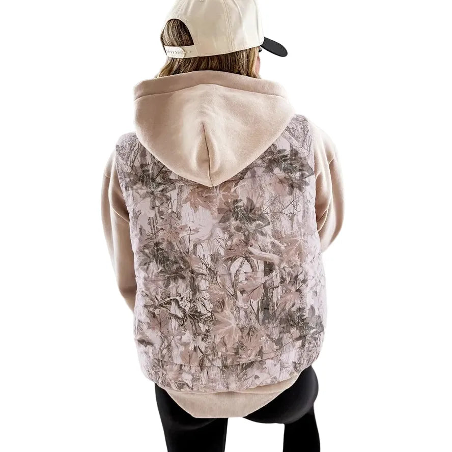 Women's Lightweight Camo Puff Vest 