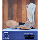 Anderson Bean Mink Full Quill Ostrich with 13" Bone Glove - Crazy House Western Wear