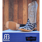 Anderson Bean Fifty Shades Big Bass with 13" Ocean Gray Top - Crazy House Western Wear