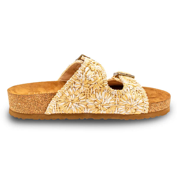 Women's Flojo Beige Chica Open Toe Sandals 375-BEIGE