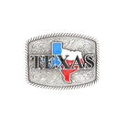 Men's Nocona Silver Rectangle Texas Belt Buckle 37924