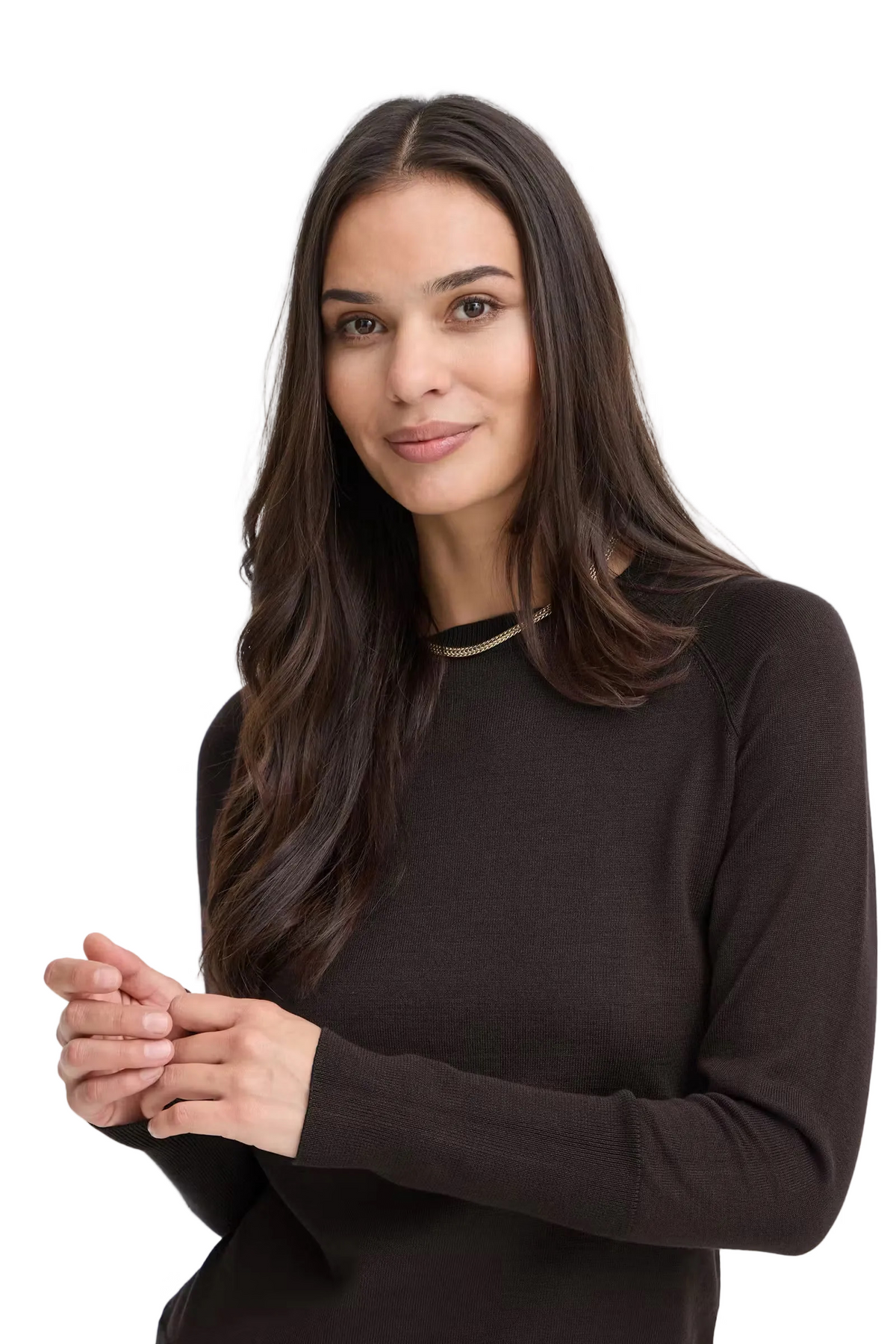 B. Young Women's Java/Brown Long Sleeve Top 