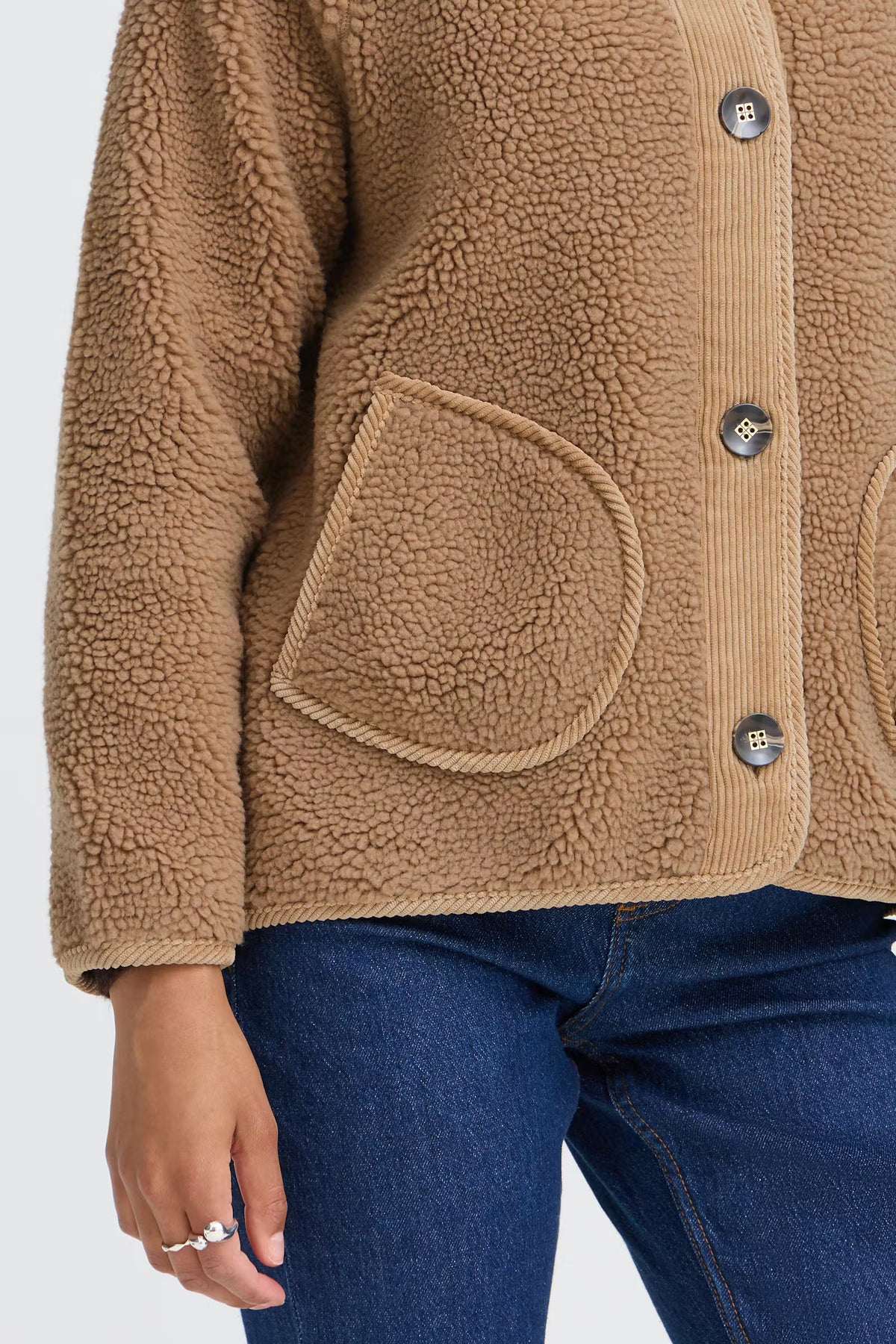 B. young Women's Tiger's Eye Brown Bycotty Jacket 