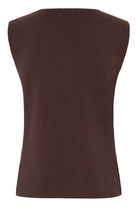 B. Young Women's Java/Brown Slipover Sleeveless Top 