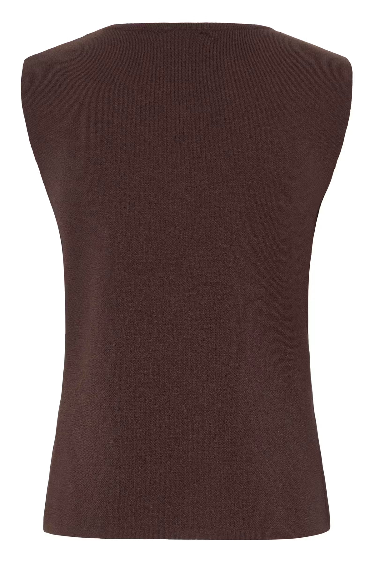 B. Young Women's Java/Brown Slipover Sleeveless Top 