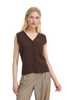 B. Young Women's Java/Brown Slipover Sleeveless Top 