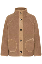 B. young Women's Tiger's Eye Brown Bycotty Jacket 