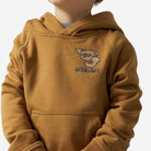 Burlebo Boy's Light Brown Mallard Camo Dog Fleece Hoodie Y-FH-MCD-LB