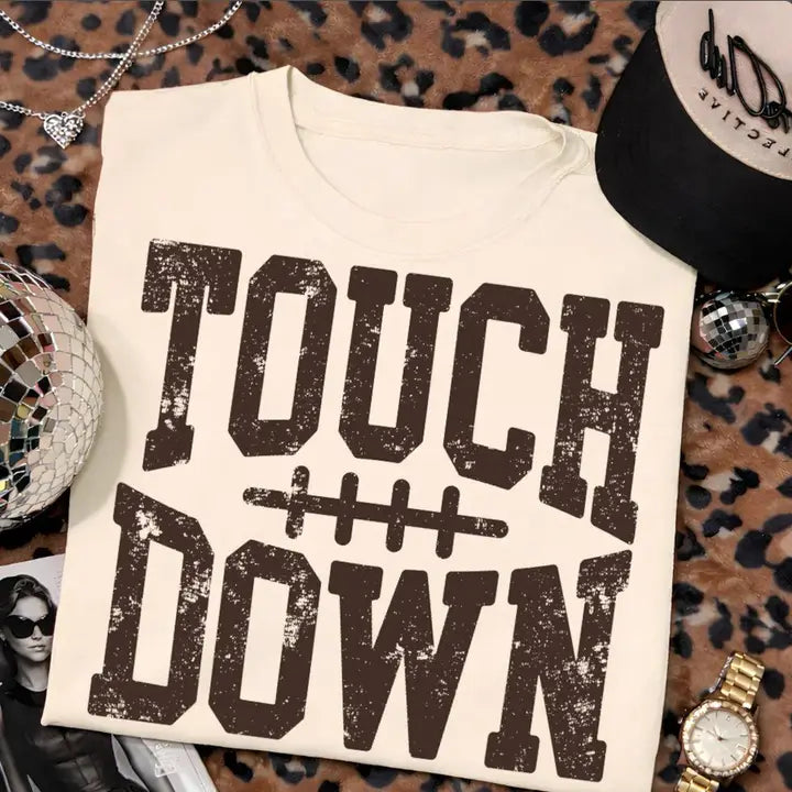 Women's Vintage Touchdown Graphic T-shirt 