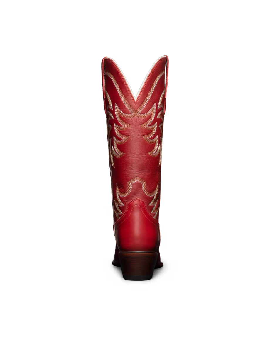 Tecovas Women's Scarlet Cowhide The Annie Snip Toe Boot W20007SCR