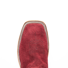 Anderson Bean Wine Wyoming Roughout with 13" Bone Top - Crazy House Western Wear