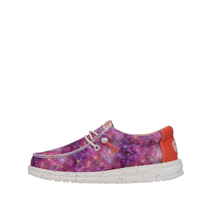 Girl's Hey Dude Wally Galaxy Pink Casual Shoes 40429-9DD