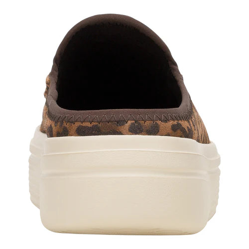 Women's Hey Dude Austin Lift Classic Brown Leopard Slip On Shoes 41272-2GA