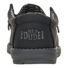 Men's Hey Dude Black Charcoal Wally Classic 