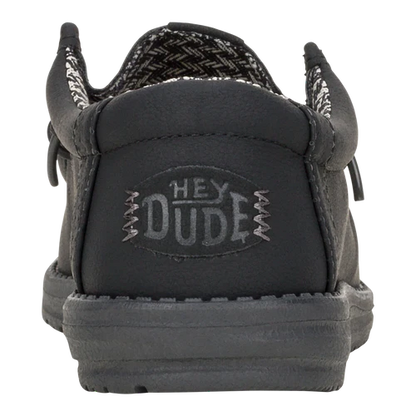 Men's Hey Dude Black Charcoal Wally Classic 