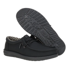 Men's Hey Dude Black Charcoal Wally Classic 