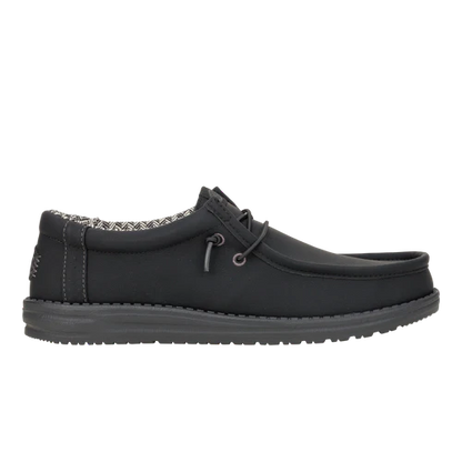 Men's Hey Dude Black Charcoal Wally Classic 