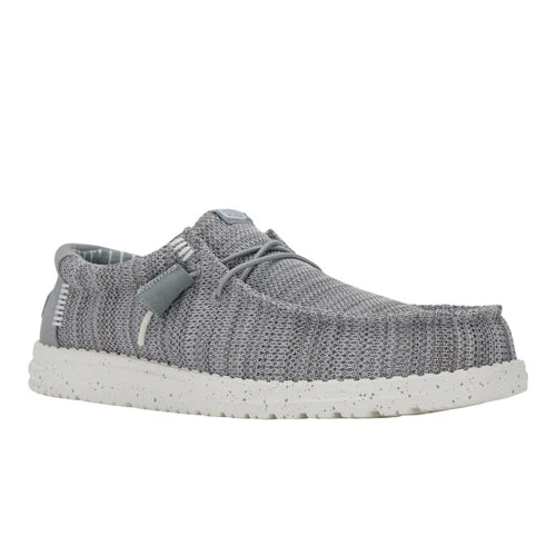 Men's Hey Dude Wally Stretch Sox Grey 41898-030