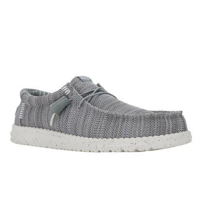 Men's Hey Dude Wally Stretch Sox Grey 41898-030