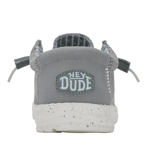 Men's Hey Dude Wally Stretch Sox Grey 41898-030