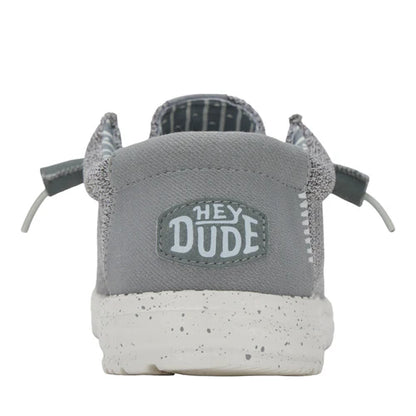 Men's Hey Dude Wally Stretch Sox Grey 41898-030
